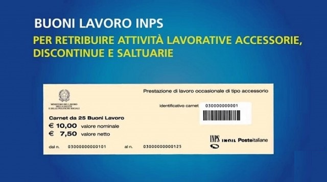Voucher, Buoni Inps e Lavoro Accessorio: accesso, limiti, requisiti
